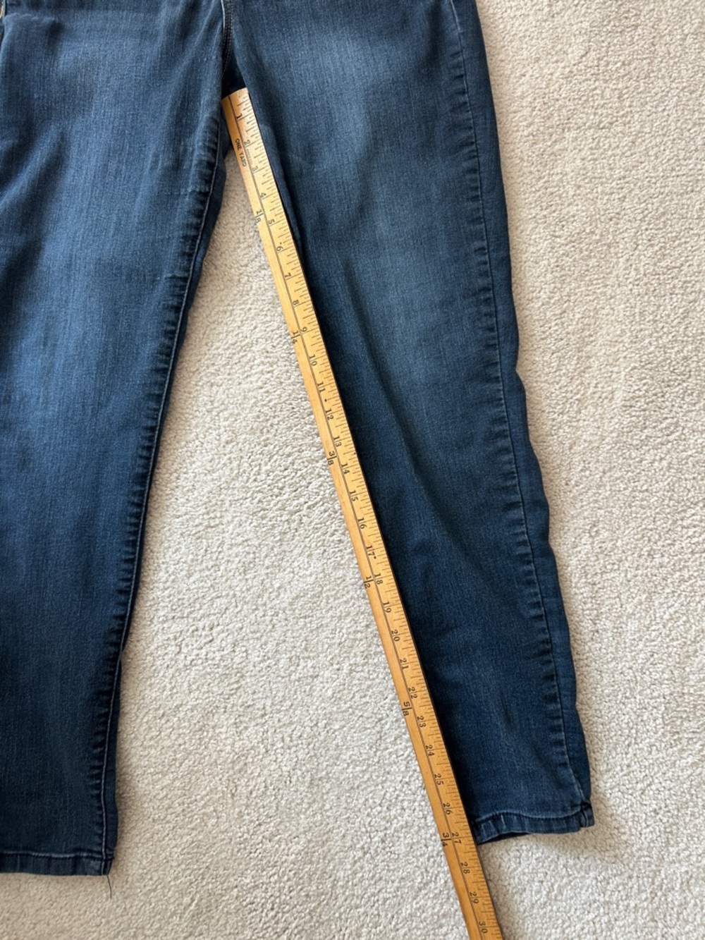 Democracy “Ab” Technology Dark Blue Skinny Jeans, Size 12 - Picture 6 of 8